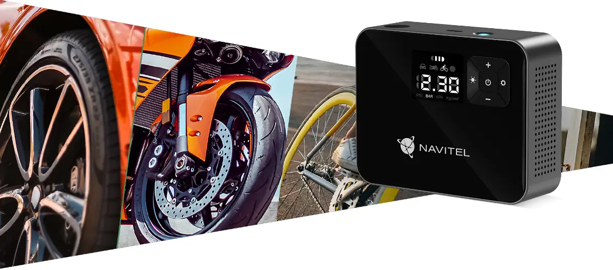 NAVITEL AIR 15 AL przenośny akumulatorowy kompresor powietrza